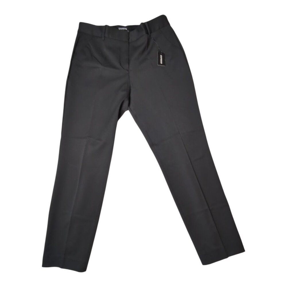 Express Columnist Pants NWT Womens 8R Ankle Stretch Black Business Career